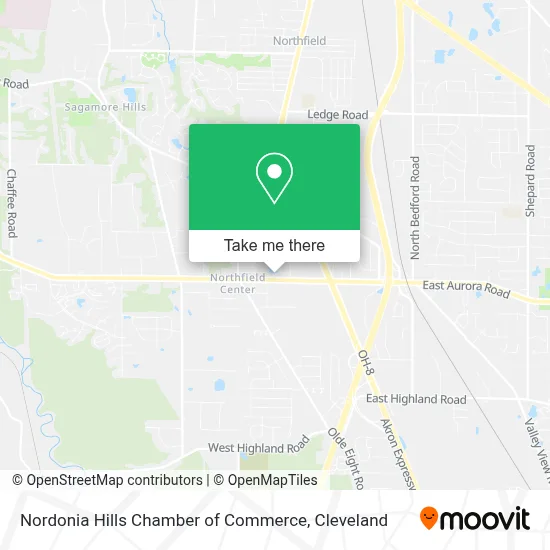 Nordonia Hills Chamber of Commerce map