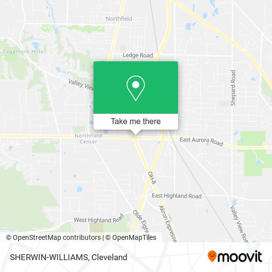 SHERWIN-WILLIAMS map