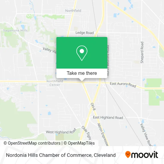 Nordonia Hills Chamber of Commerce map