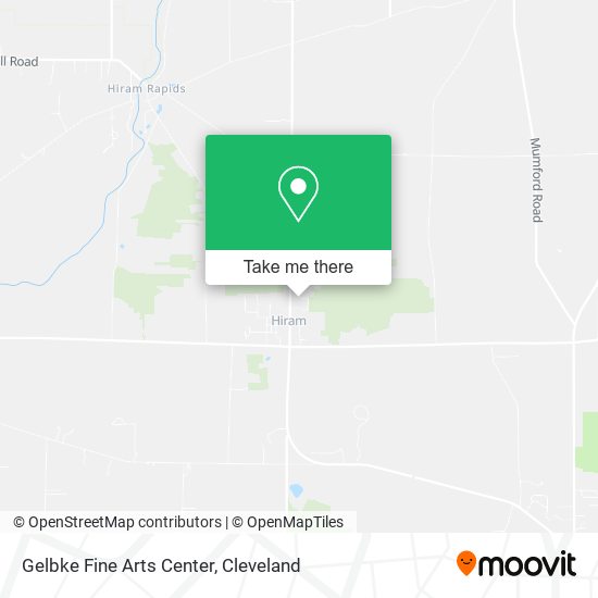 Gelbke Fine Arts Center map