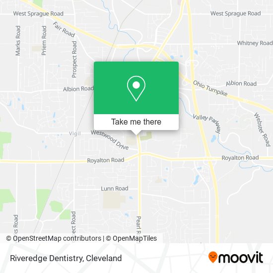 Mapa de Riveredge Dentistry