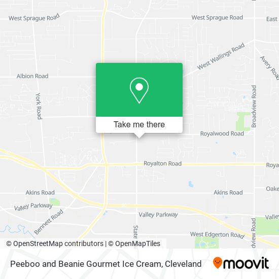 Mapa de Peeboo and Beanie Gourmet Ice Cream