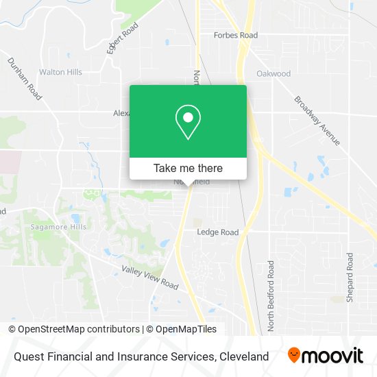 Quest Financial and Insurance Services map