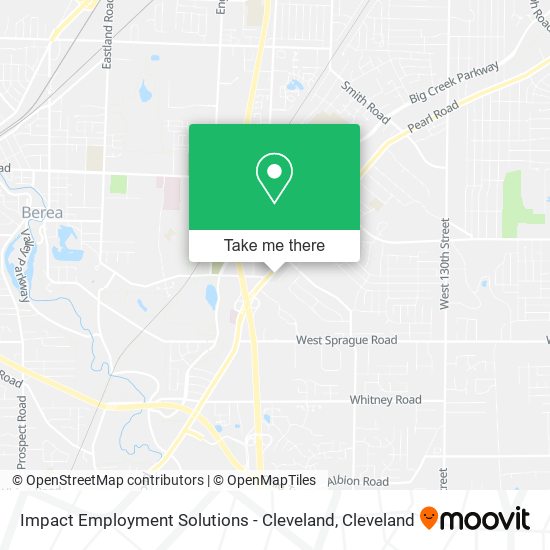 Mapa de Impact Employment Solutions - Cleveland