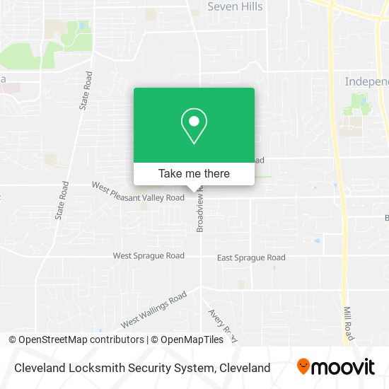 Cleveland Locksmith Security System map
