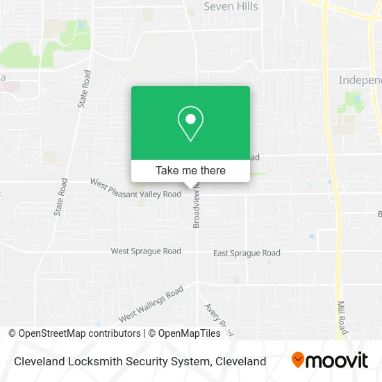 Cleveland Locksmith Security System map