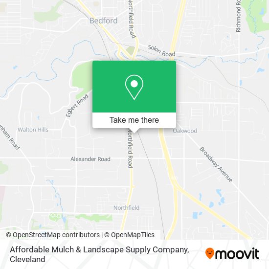 Affordable Mulch & Landscape Supply Company map