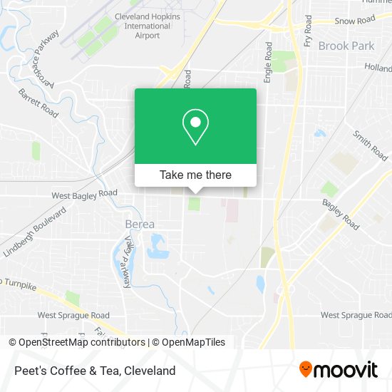Mapa de Peet's Coffee & Tea