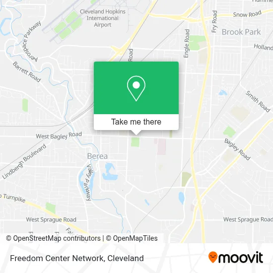 Freedom Center Network map