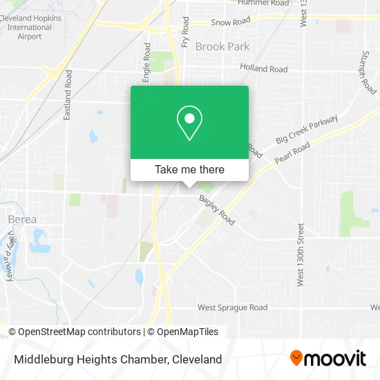 Middleburg Heights Chamber map