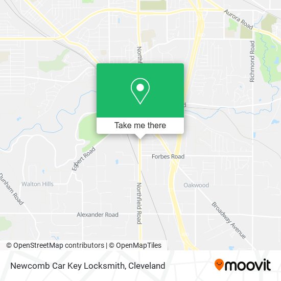 Mapa de Newcomb Car Key Locksmith