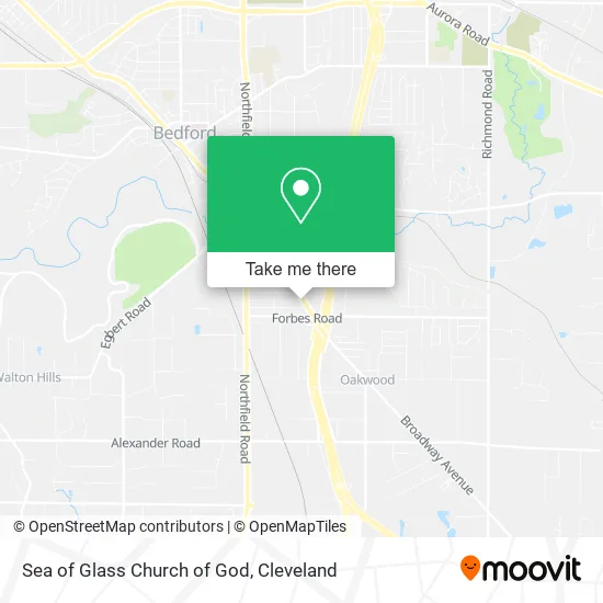 Sea of Glass Church of God map