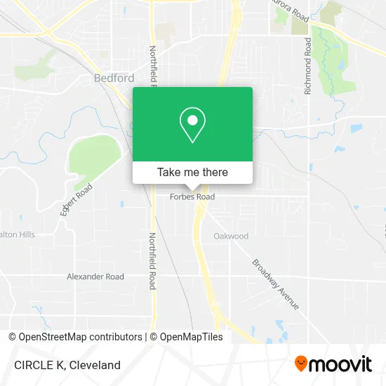 CIRCLE K map