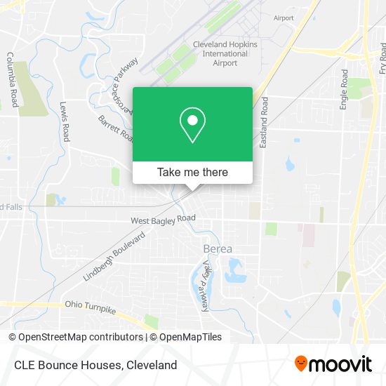 CLE Bounce Houses map