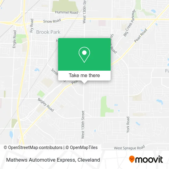 Mathews Automotive Express map