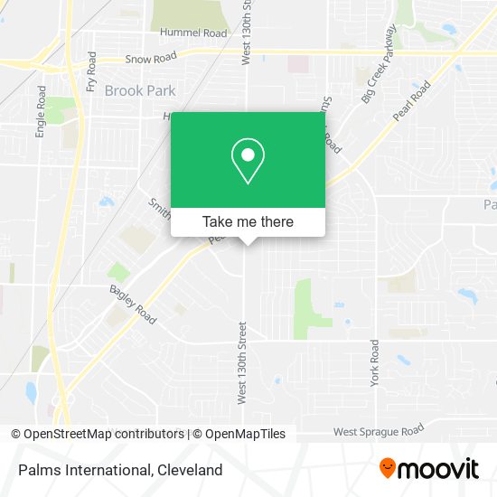 Palms International map