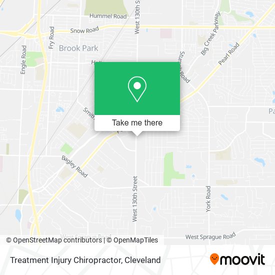 Mapa de Treatment Injury Chiropractor