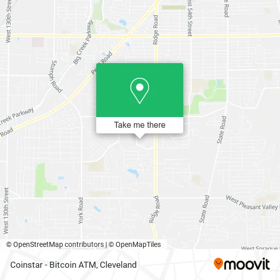Coinstar - Bitcoin ATM map