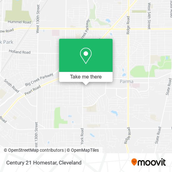 Century 21 Homestar map