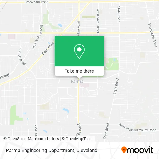 Parma Engineering Department map