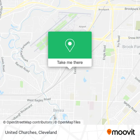 United Churches map