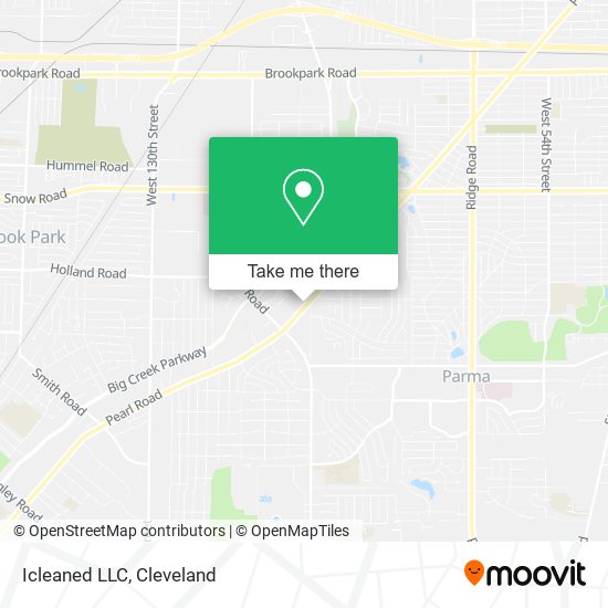 Mapa de Icleaned LLC