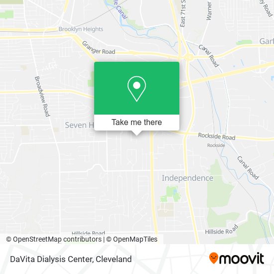 DaVita Dialysis Center map