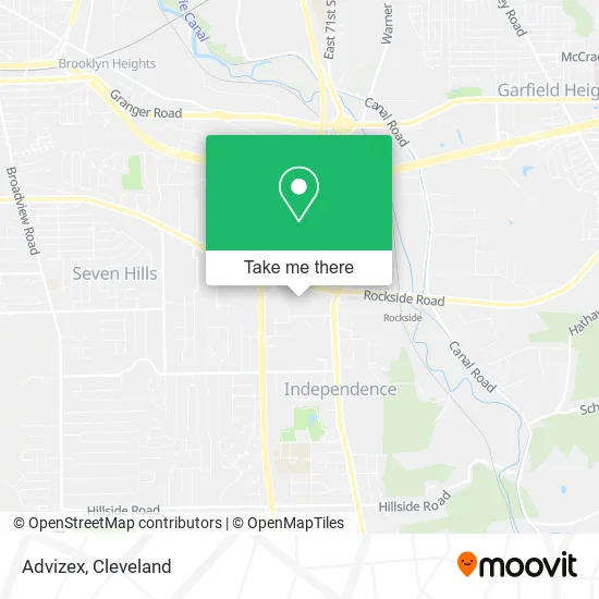 Advizex map