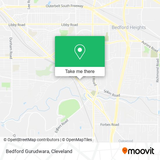 Mapa de Bedford Gurudwara