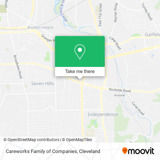 Careworks Family of Companies map