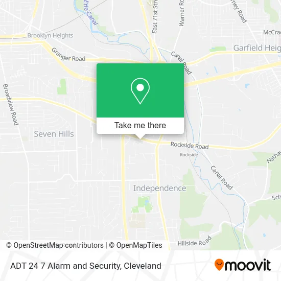 ADT 24 7 Alarm and Security map