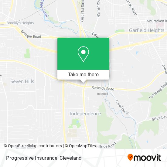 Progressive Insurance map