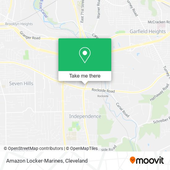 Mapa de Amazon Locker-Marines