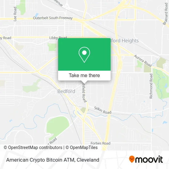 American Crypto Bitcoin ATM map