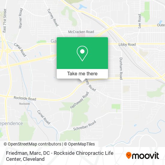 Mapa de Friedman, Marc, DC - Rockside Chiropractic Life Center