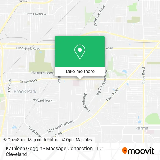 Mapa de Kathleen Goggin - Massage Connection, LLC