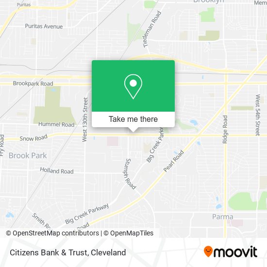 Citizens Bank & Trust map