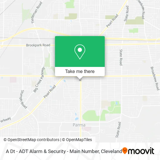 Mapa de A Dt - ADT Alarm & Security - Main Number
