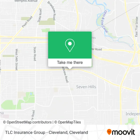 TLC Insurance Group - Cleveland map
