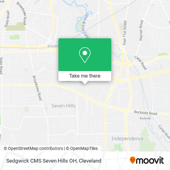 Mapa de Sedgwick CMS Seven Hills OH