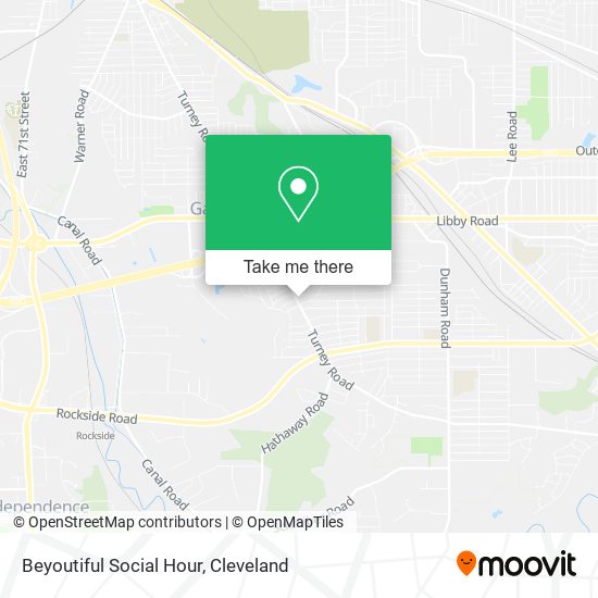 Beyoutiful Social Hour map