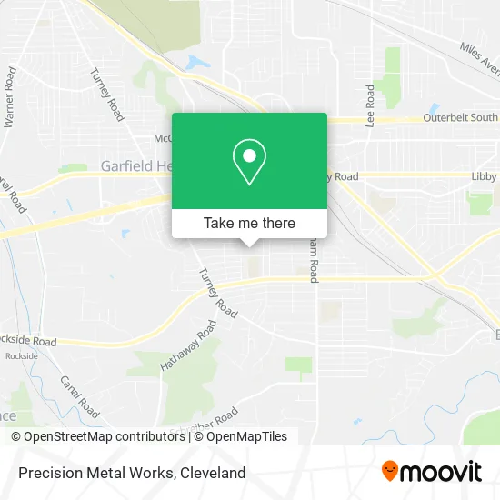 Precision Metal Works map
