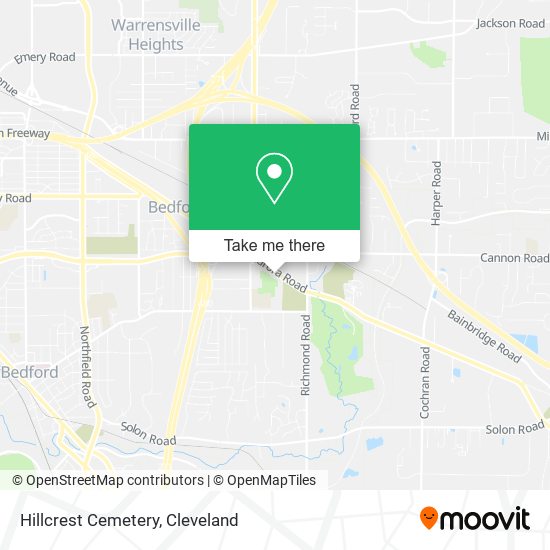 Mapa de Hillcrest Cemetery