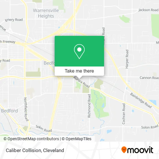 Caliber Collision map