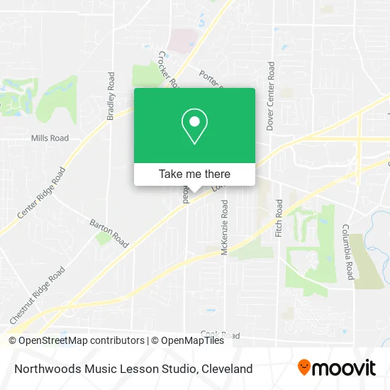 Northwoods Music Lesson Studio map