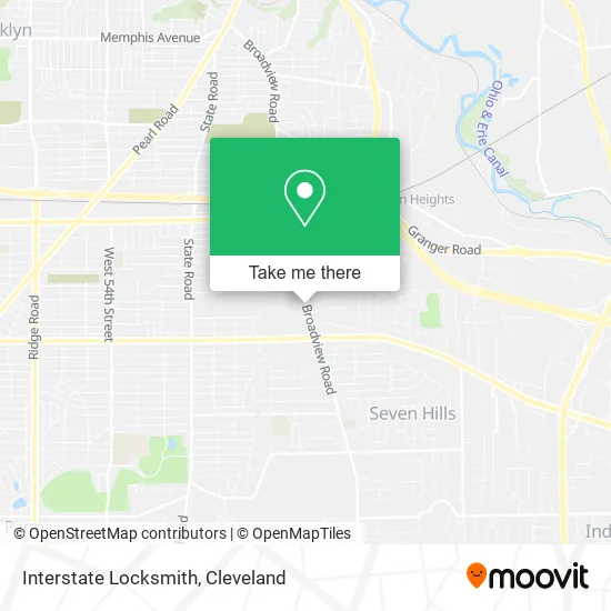 Interstate Locksmith map