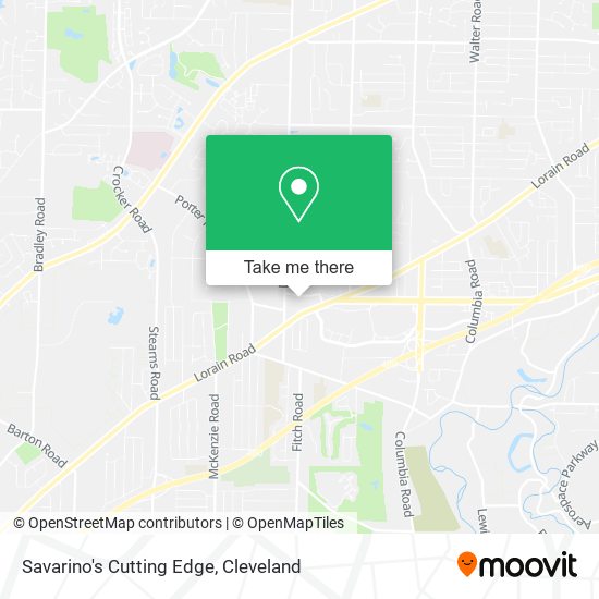 Savarino's Cutting Edge map