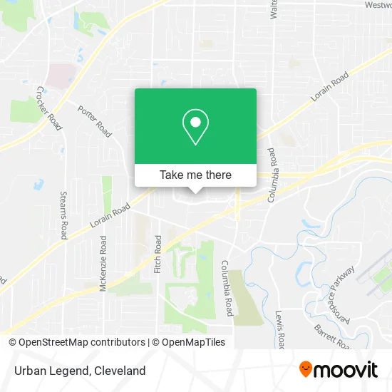 Urban Legend map