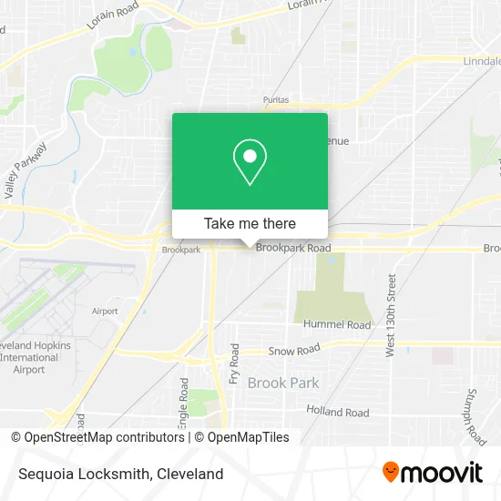 Sequoia Locksmith map