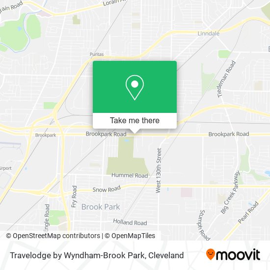 Mapa de Travelodge by Wyndham-Brook Park